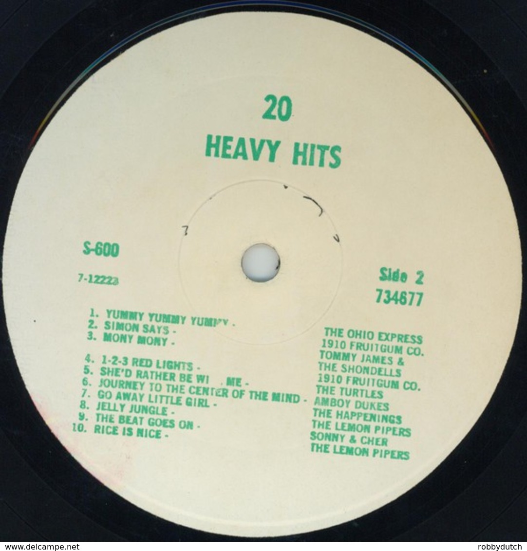 * LP* 20 Heavy Hits - Ediciones De Colección