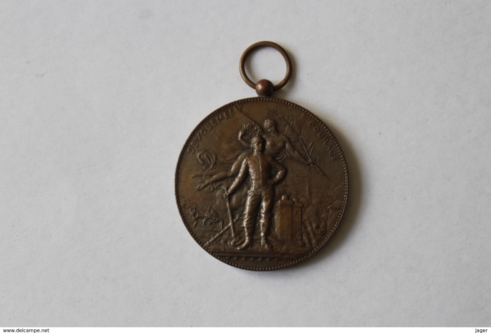 Medaille Pompier  Manoeuvre De Pompes à Incendie  GISORS 1897 - Pompiers