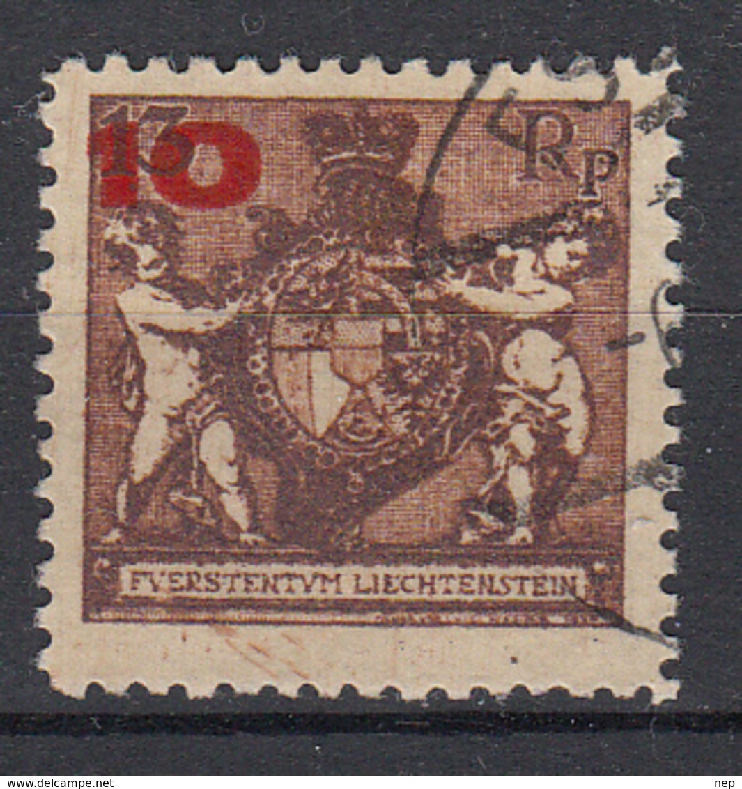 LIECHTENSTEIN - Michel - 1924 - Nr 62B - Gest/Obl/Us - Used Stamps