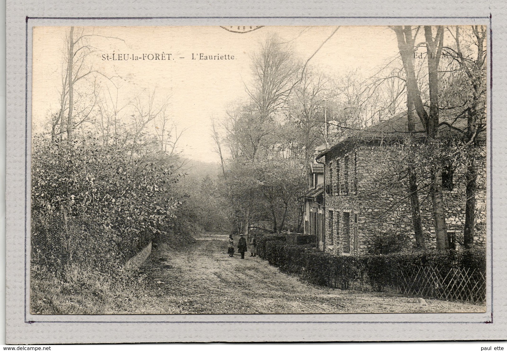 CPA - SAINT-LEU-la-Forêt (95) - Thème : Arbre - Aspect Des Arbres Chemin Des Claies à L'Eauriette En 1920 - Saint Leu La Foret