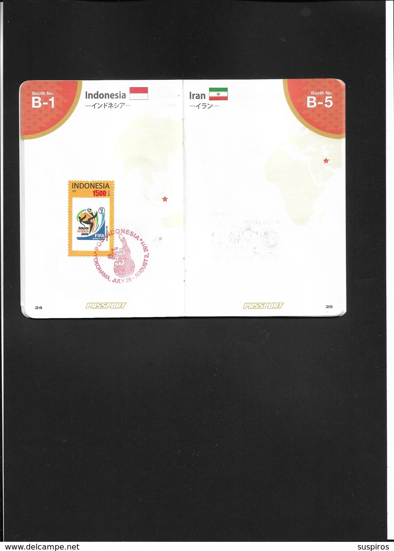 PASSAPORTO PHILANNIPON 2011 WITH 56 COUNTRIES !!!!!!!!!!!!!!!!!!!!