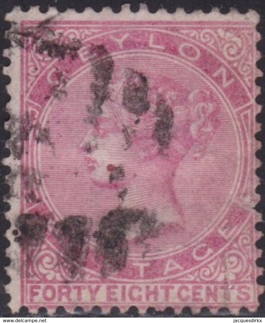 Ceylon      .   SG      .    130         .   O      .       Cancelled      .   /    .   Gebruikt - Ceylon (...-1947)