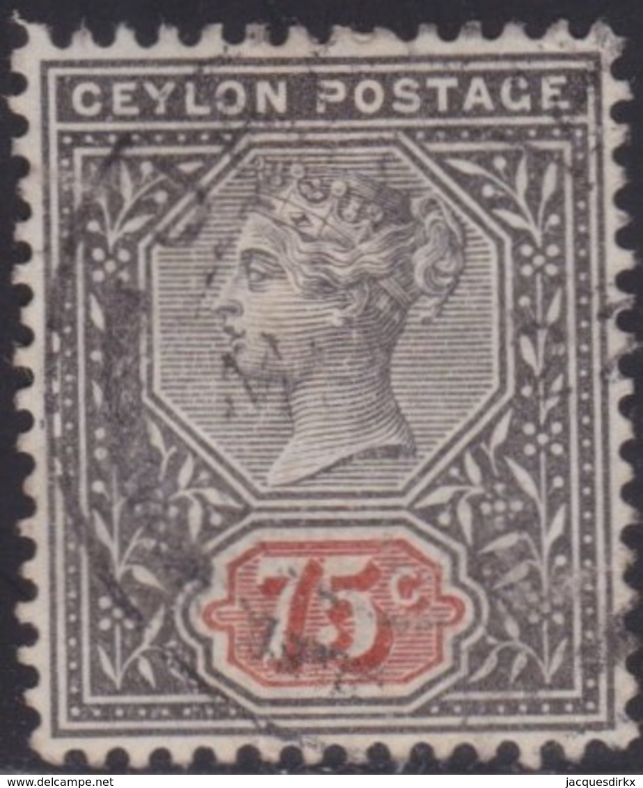 Ceylon      .   SG      .    262      .   O      .       Cancelled      .   /    .   Gebruikt - Ceylon (...-1947)