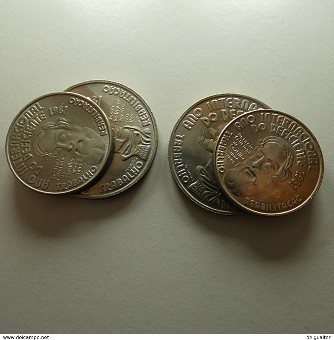 Portugal 2 Collections Ano Internacional Do Deficiente Total 4 Coins High Grade - Lots & Kiloware - Coins
