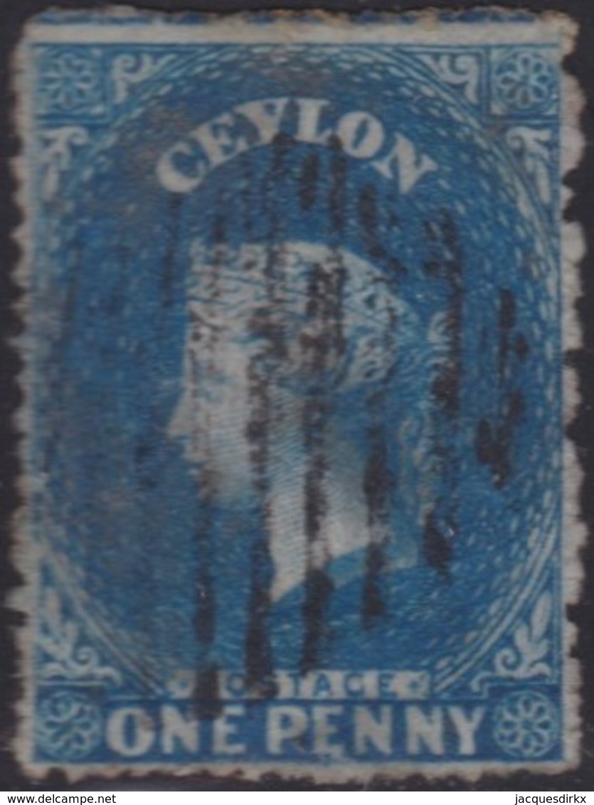 Ceylon      .   SG      .    19a      .   O      .       Cancelled      .   /    .   Gebruikt - Ceylon (...-1947)