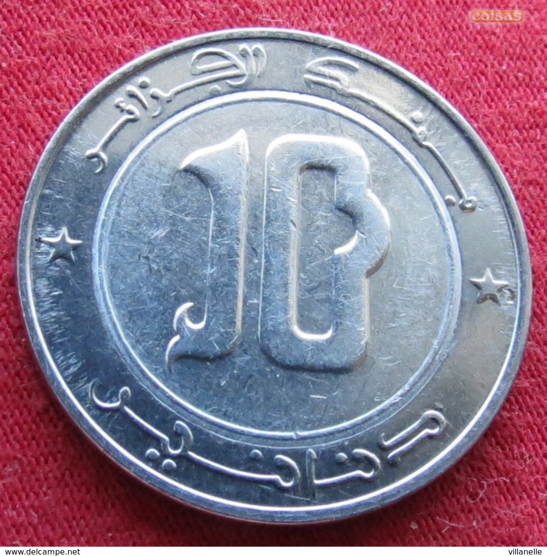 Algeria 10 Dinars 2011 KM# 124 Falcon Argelia Algerie Bimetallic - Argelia