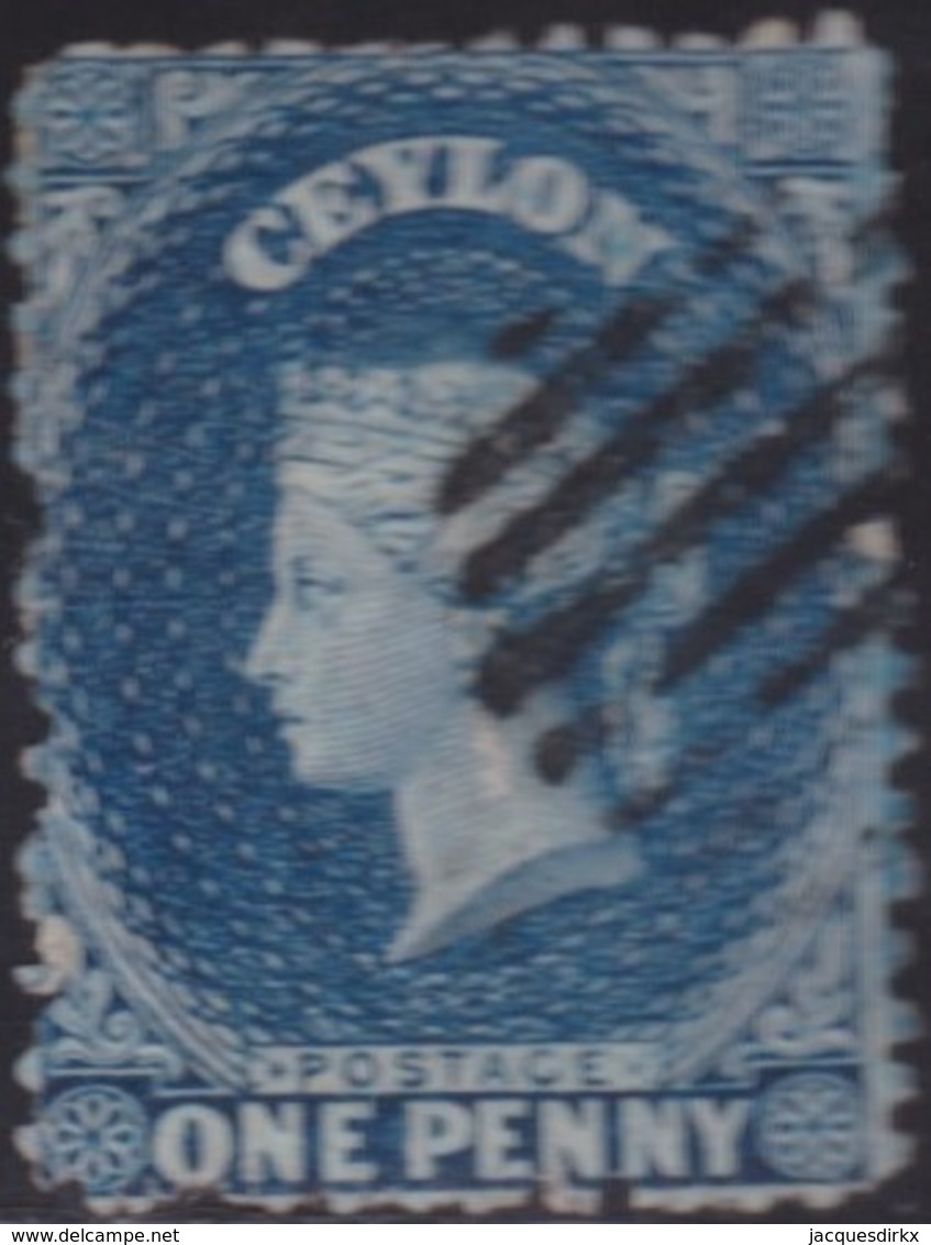 Ceylon      .   SG      .     49         .   O      .       Cancelled      .   /    .   Gebruikt - Ceylon (...-1947)