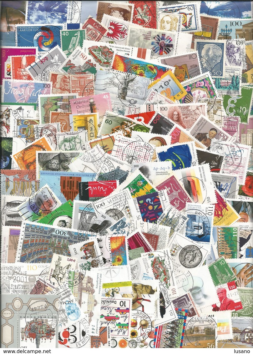 Allemagne Fédérale - Vrac De Plusieurs Centaines De Timbres (65g) Avec Doublons + Quelques Blocs-feuillets - Vrac (max 999 Timbres)