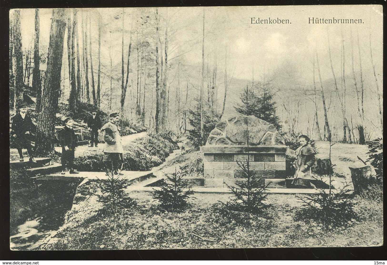 Edenkoben Hüttenbrunnen 1919 Thüns Neustadt - Edenkoben