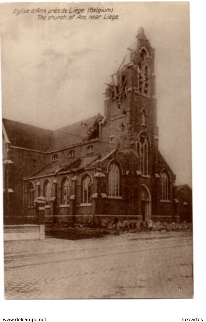 EGLISE D' ANS. PRES DE LIEGE. - Ans