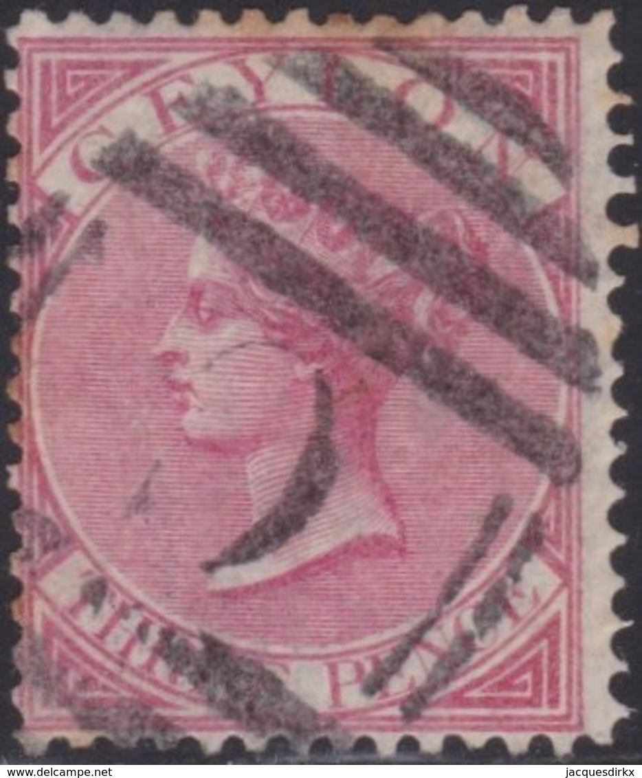 Ceylon      .   SG      .     62    .         O      .       Cancelled      .   /    .   Gebruikt - Ceilán (...-1947)