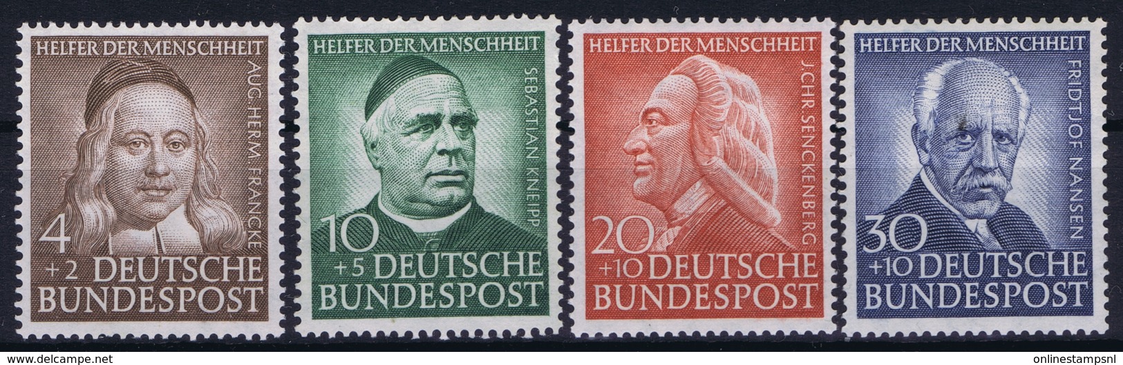 Bundespost: Mi 173 - 176  Postfrisch/neuf Sans Charniere /MNH/** 1953 - Ungebraucht