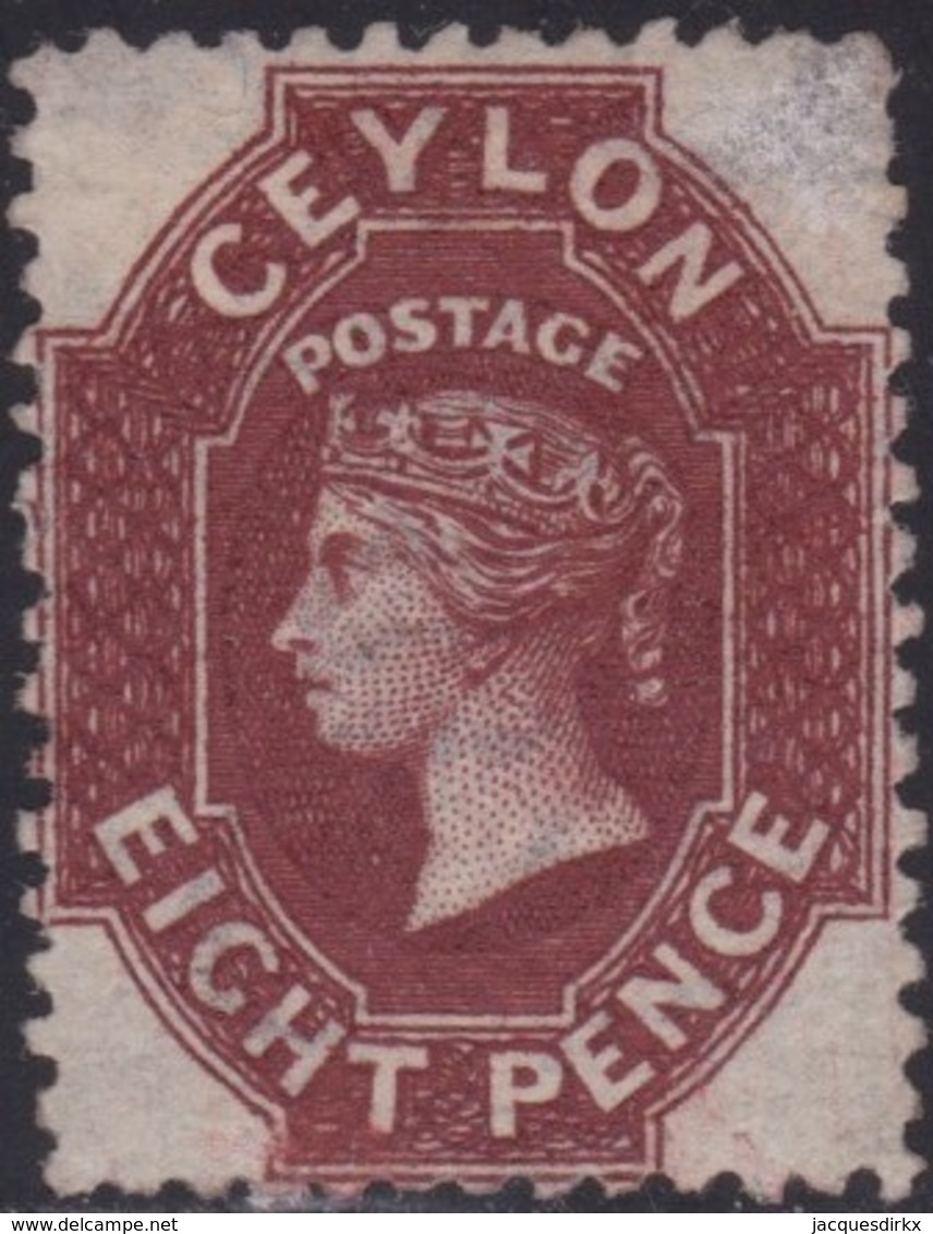 Ceylon  .   SG   .    68b      .       *      .      Mint-hinged       .   /    .  Ongebruikt - Ceylon (...-1947)