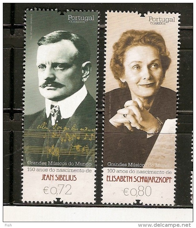 Portugal & Grandes Músicos Do Mundo, Jean Sibelius E Elisabeth  Schwarzkopf 2015 - Nuovi