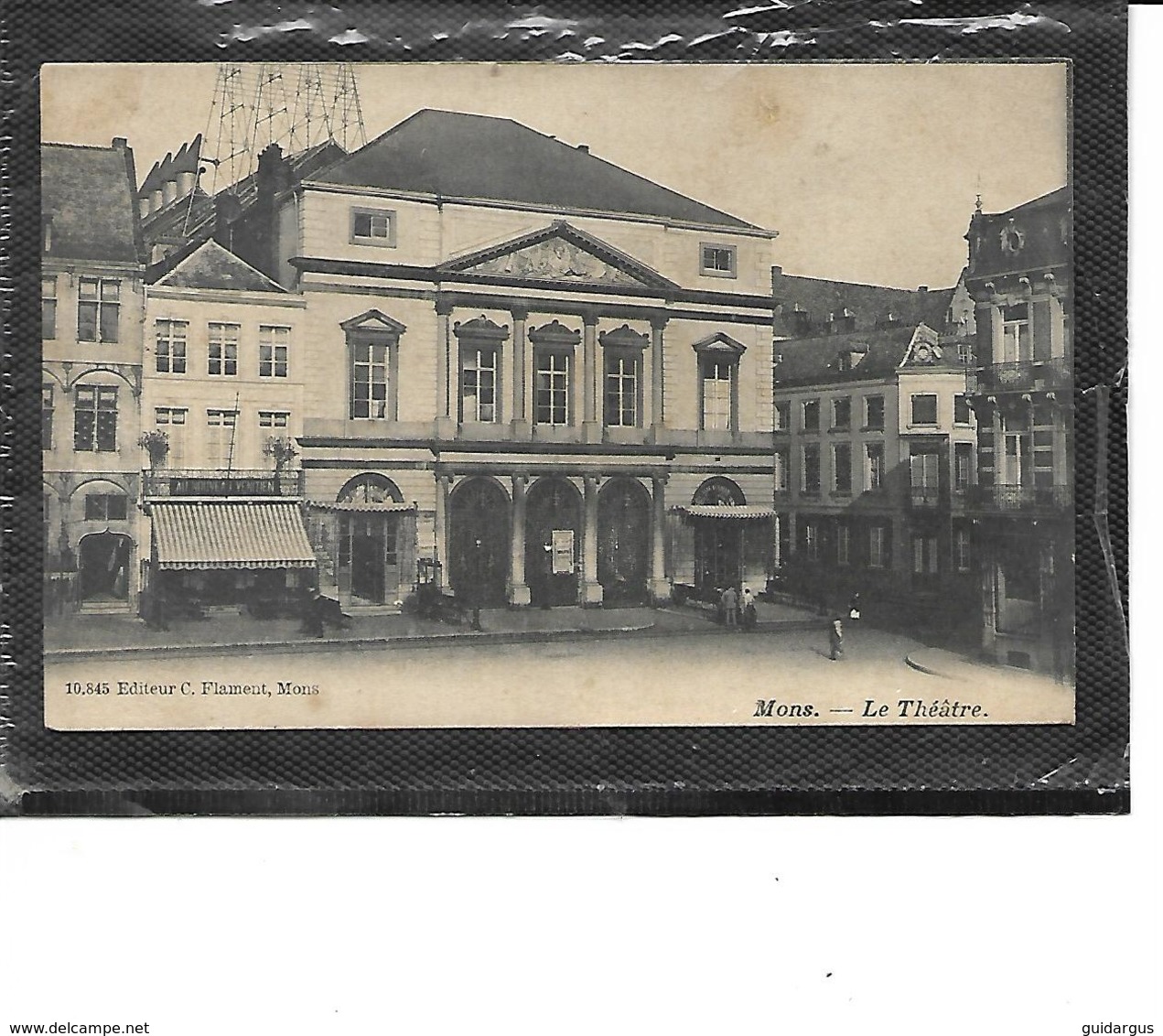 Europe-Belgique-MONS-Une Vue Animée Du Theatre - Mons