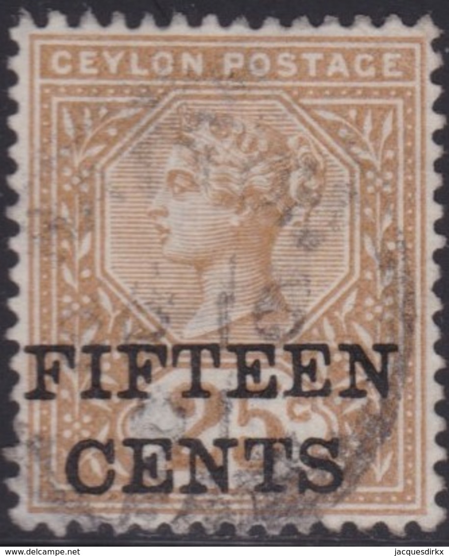 Ceylon  .   SG   .      239     .       O      .      Cancelled        .   /    . Gebruikt - Ceylon (...-1947)