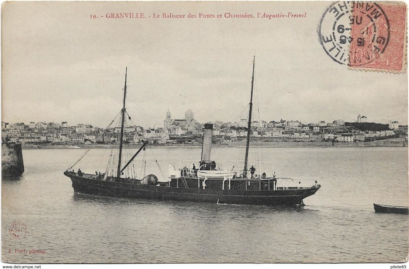 GRANVILLE / LE BALISEUR DES PONTS ET CHAUSSEES, L' AUGUSTIN - FRESNEL - Granville