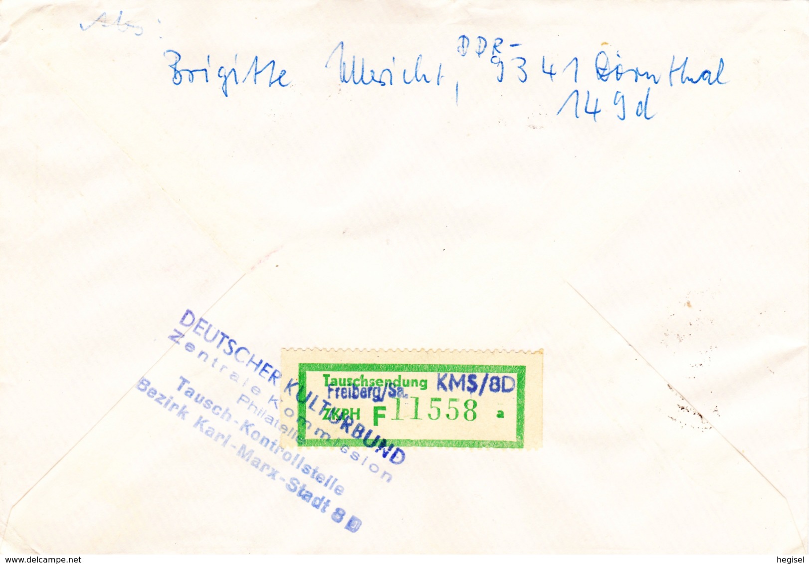 1967, DDR, "agra - Markkleeberg 1967" + "Vermisste Gemälde", 2 Werte, REC, Echt Gelaufen - Private Covers - Used