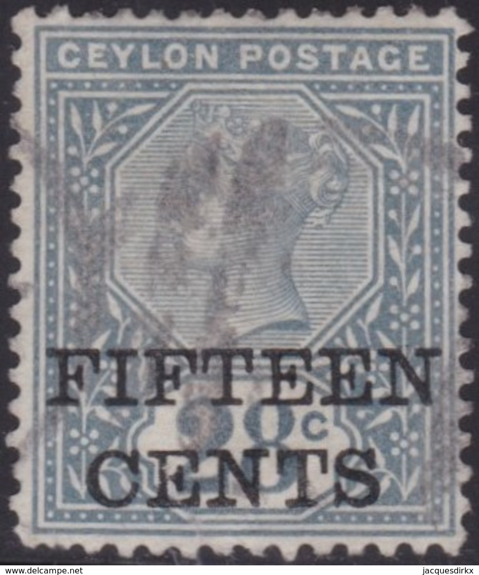 Ceylon  .   SG   .      240    .       O      .      Cancelled        .   /    . Gebruikt - Ceylon (...-1947)