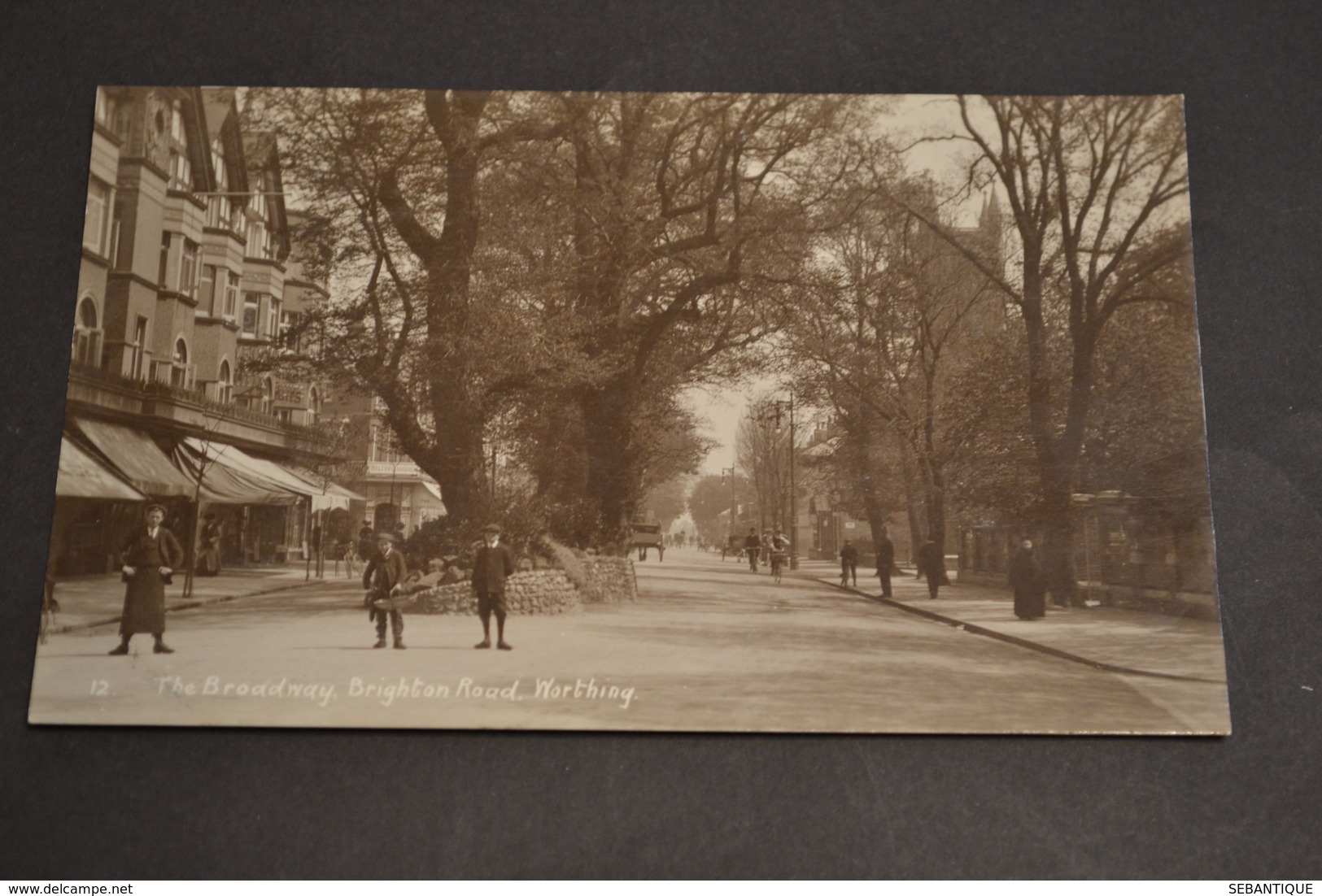 Carte Postale 1910 The Broadway Brighton Road Worthing - Other & Unclassified