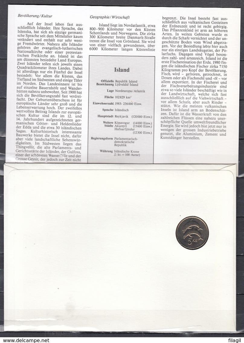 Muntbrief Van Island 17/01/1985 - Covers & Documents