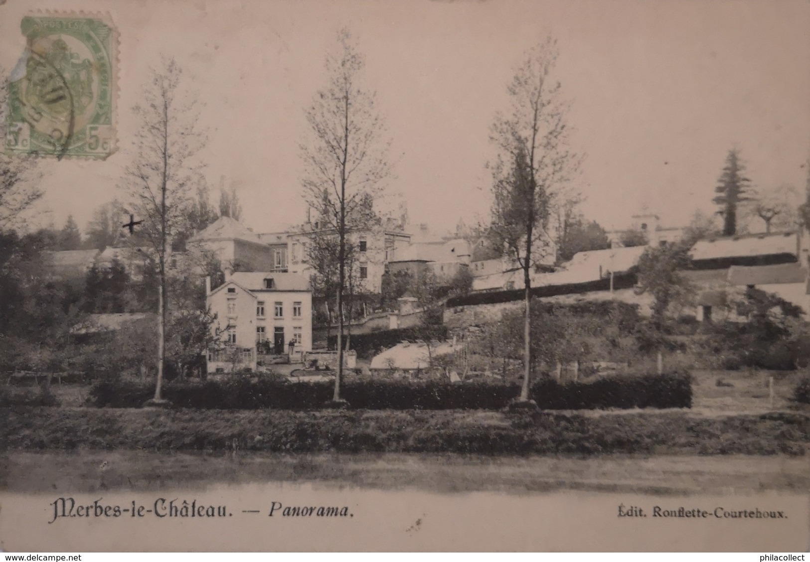 Merbes Le Chateau // Panorama - Vue Diff. 1905 - Merbes-le-Chateau