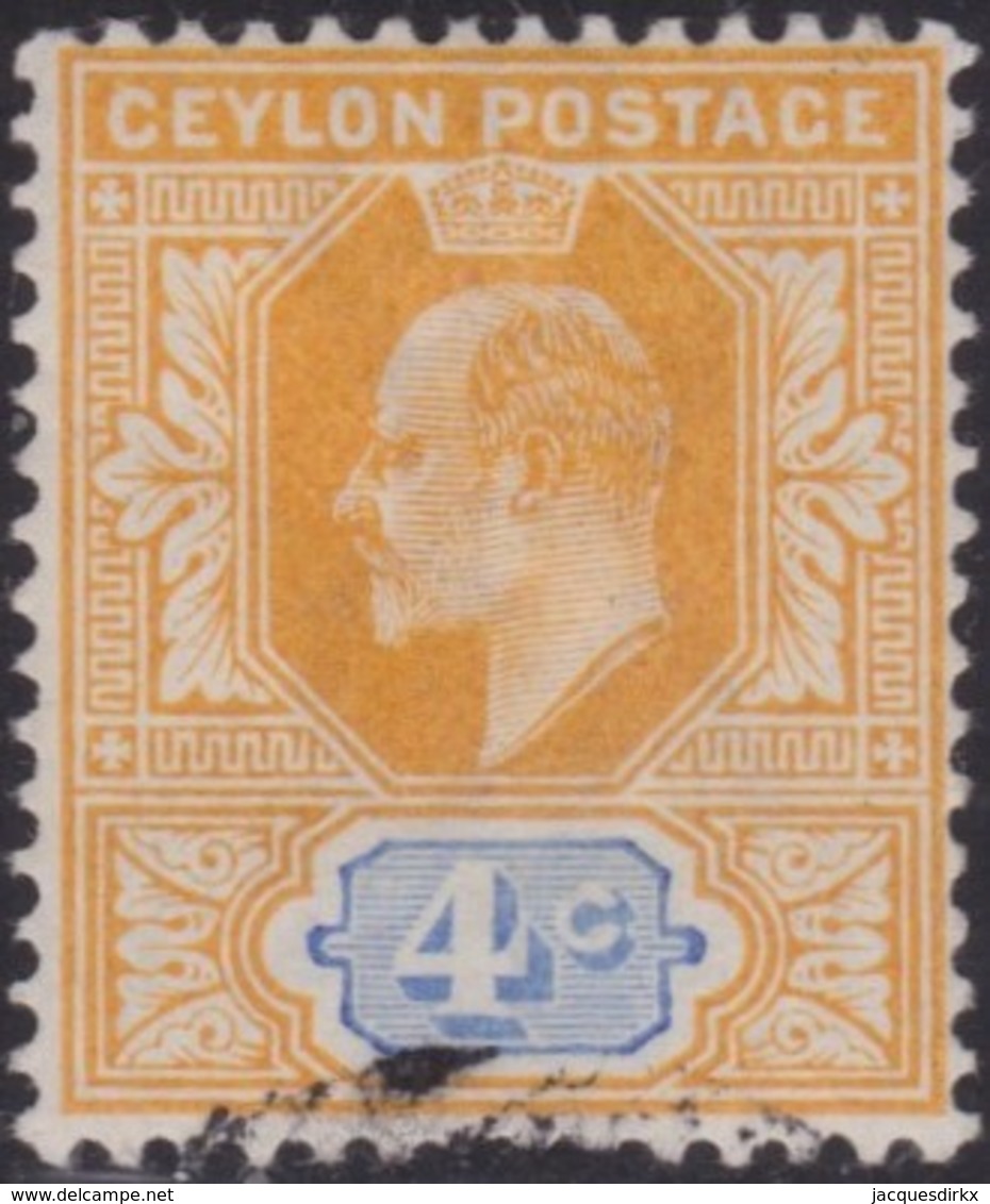 Ceylon      .   SG      .    267         .   O      .       Cancelled      .   /    .   Gebruikt - Ceylon (...-1947)