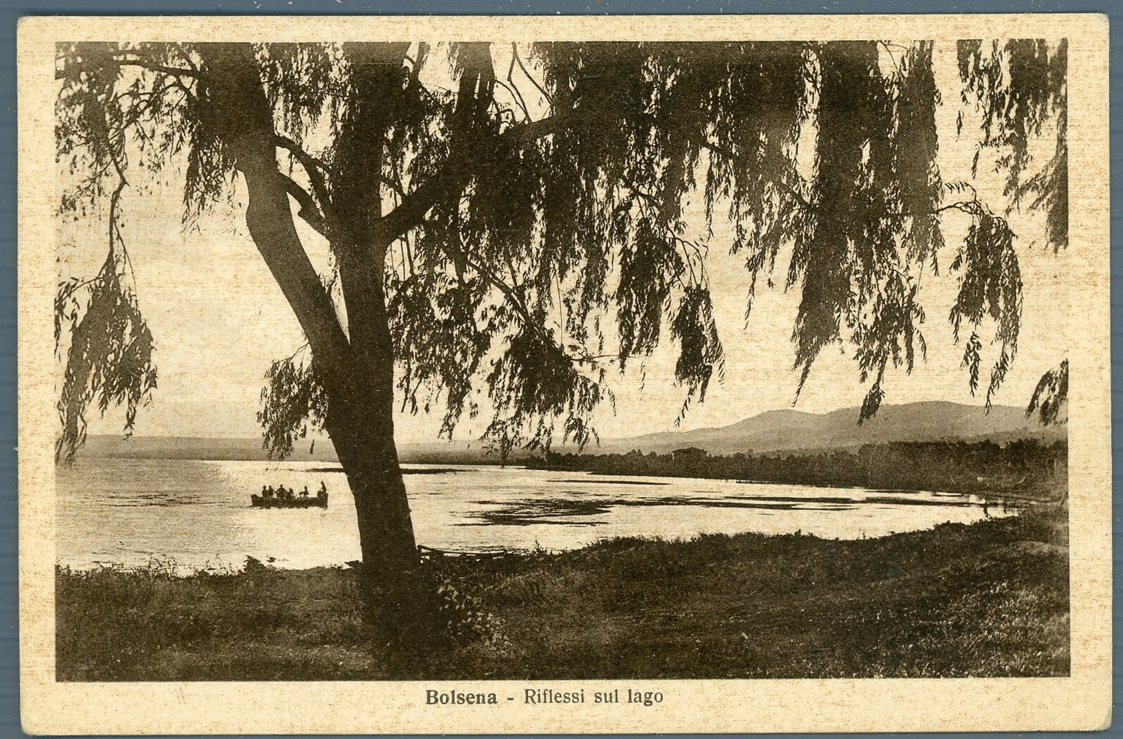 °°° Cartolina N . 35 Bolsena Riflessi Sul Lago Viaggiata °°° - Viterbo