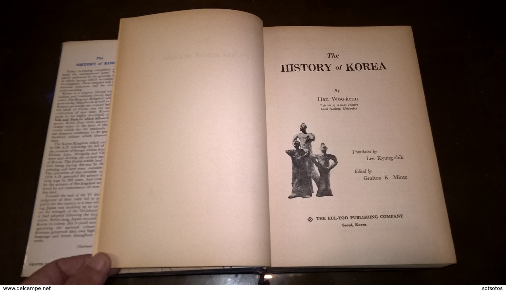 The History of KOREA by Han WOO-KEUN, Ed. Gr. MINTZ (1972), 552 pgs (16Χ23,50 cent) - IN VERY GOOD CONDITION