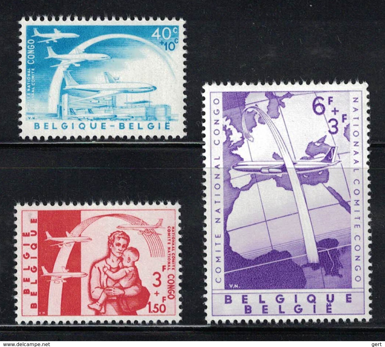 COB / OBP 1147 - 1149 - Luchtbrug Congo - ** / Postfris / Neuf / MNH - Unused Stamps