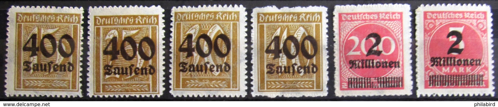 ALLEMAGNE Empire               N° 285/290                         NEUF** - Unused Stamps