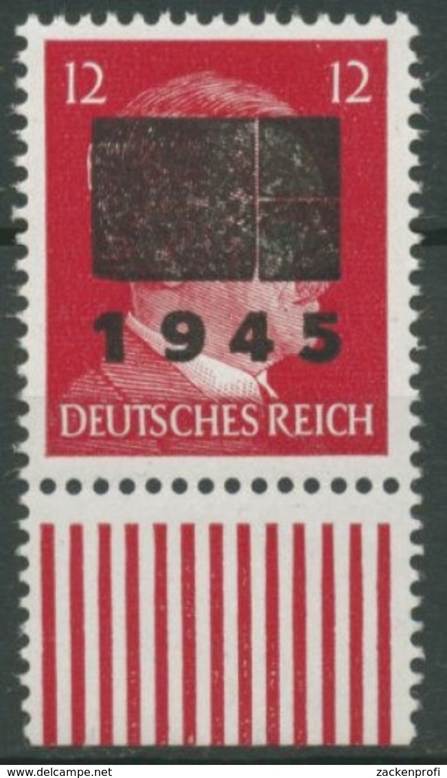 Netzschkau-Reichenbach (Sachsen) Freim. Hitler Mit Aufdruck 8 II B UR Postfrisch - Autres & Non Classés