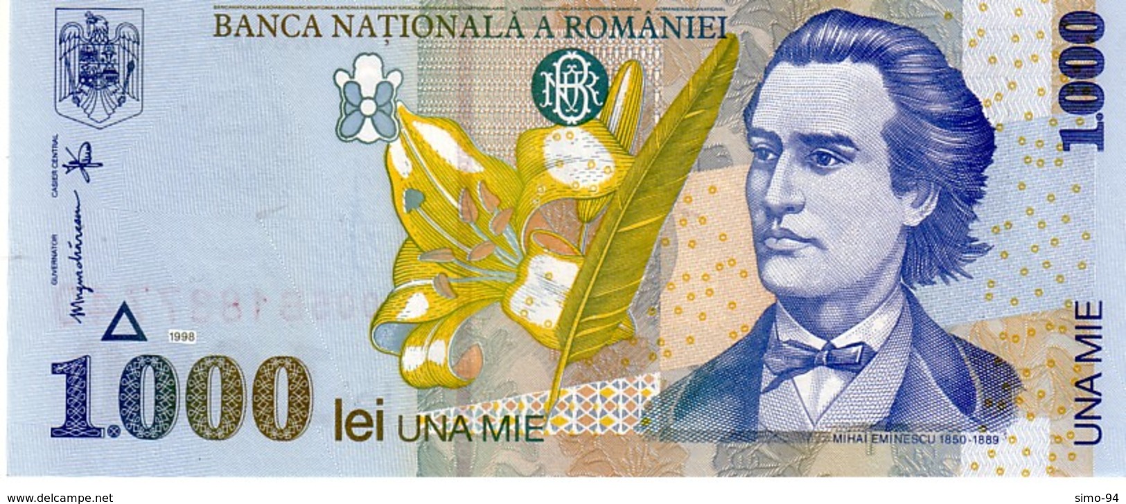 Romania P.106  1000 Lei  1998 Unc - Romania