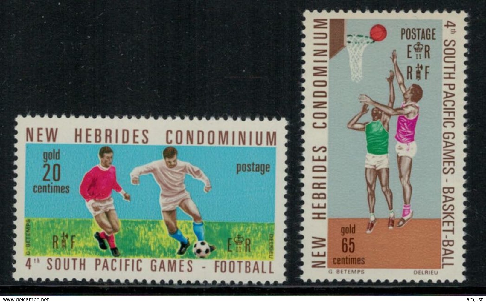 New Hebrides // 1960-1980 // 1971 // Jeux Du Pacifique Sud Timbres Neufs** MNH No. Y&T 310-311 - Nuevos