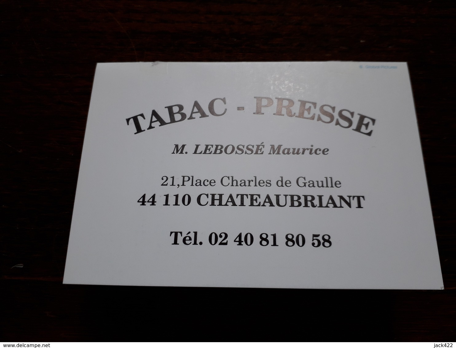 L20/18 Mini Calendrier Publicitaire. 2001. Elephants.Chateaubriant. Tabac Presse - Small : 2001-...