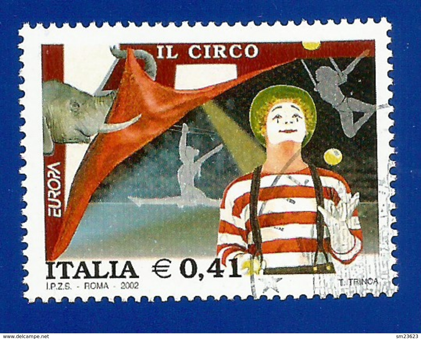 Italien / Italia  2002  Mi.Nr. Block 53 (3078) , EUROPA CEPT Zirkus - Gestempelt / Fine Used / (o) - 2002