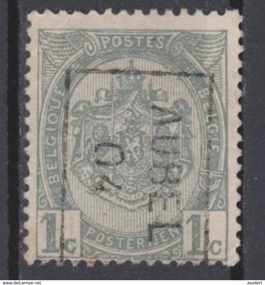 N° 53 - Preo 563 Position B Aubel"04" /  4-24/ 12 - Roller Precancels 1900-09