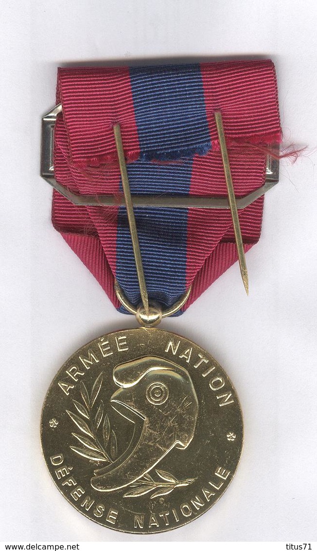 Médaille De La Défense Nationale Barrette Troupes De Marine - France