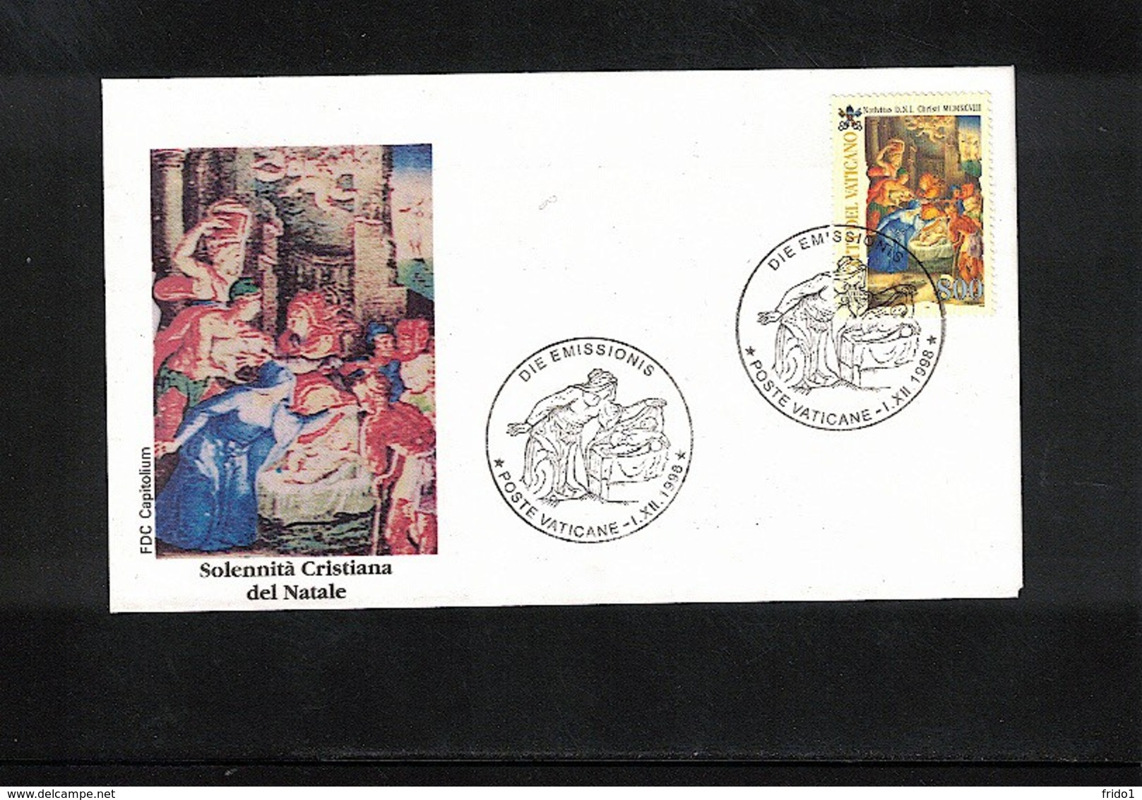 Vatican / Vatikan 1998 Michel 1262 Joint Issue With Croatia FDC - FDC