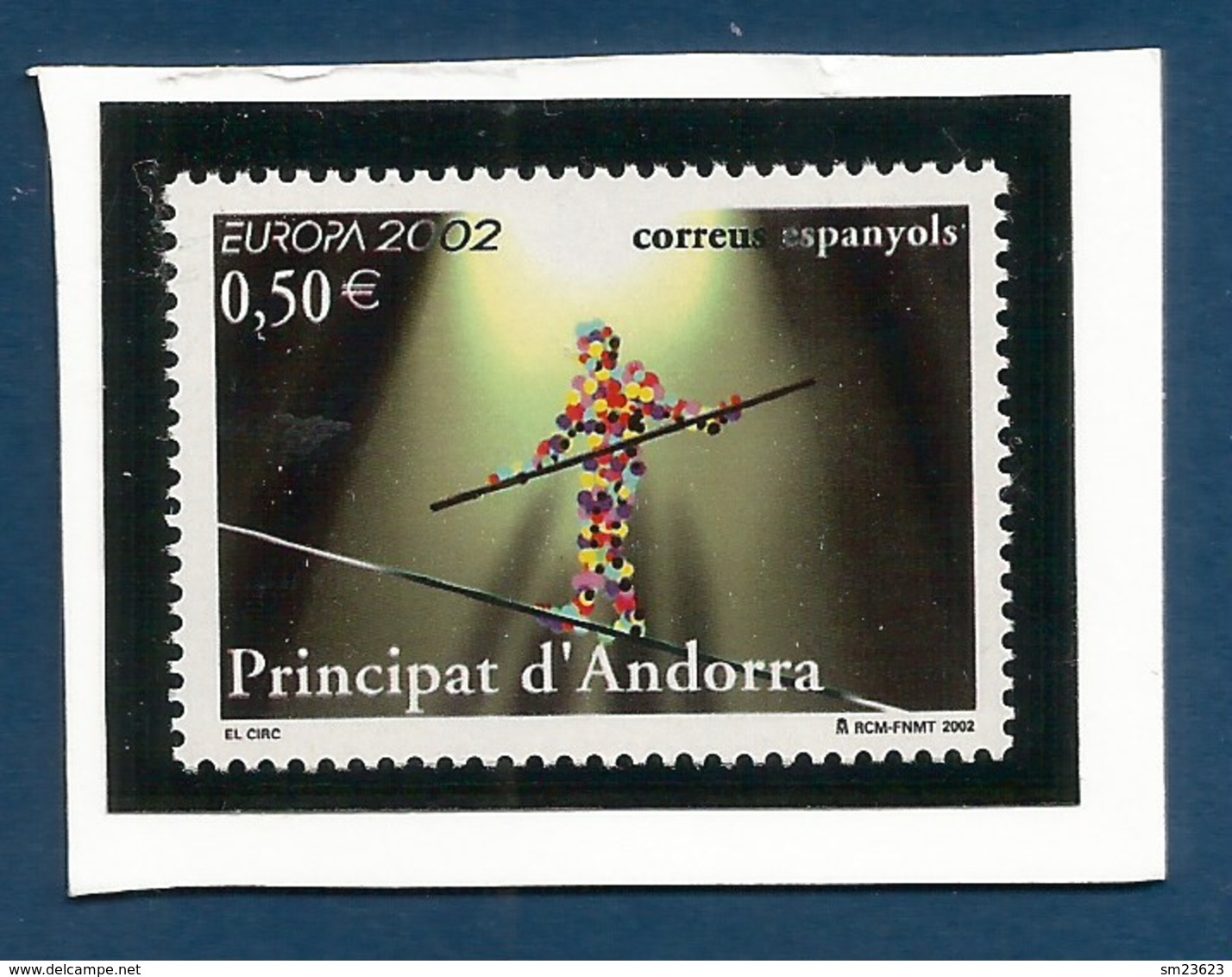 Andorra / Spanische Post  2002  Mi.Nr. 290 , EUROPA CEPT Zirkus - On Paper - Postfrisch / MNH / (**) - 2002