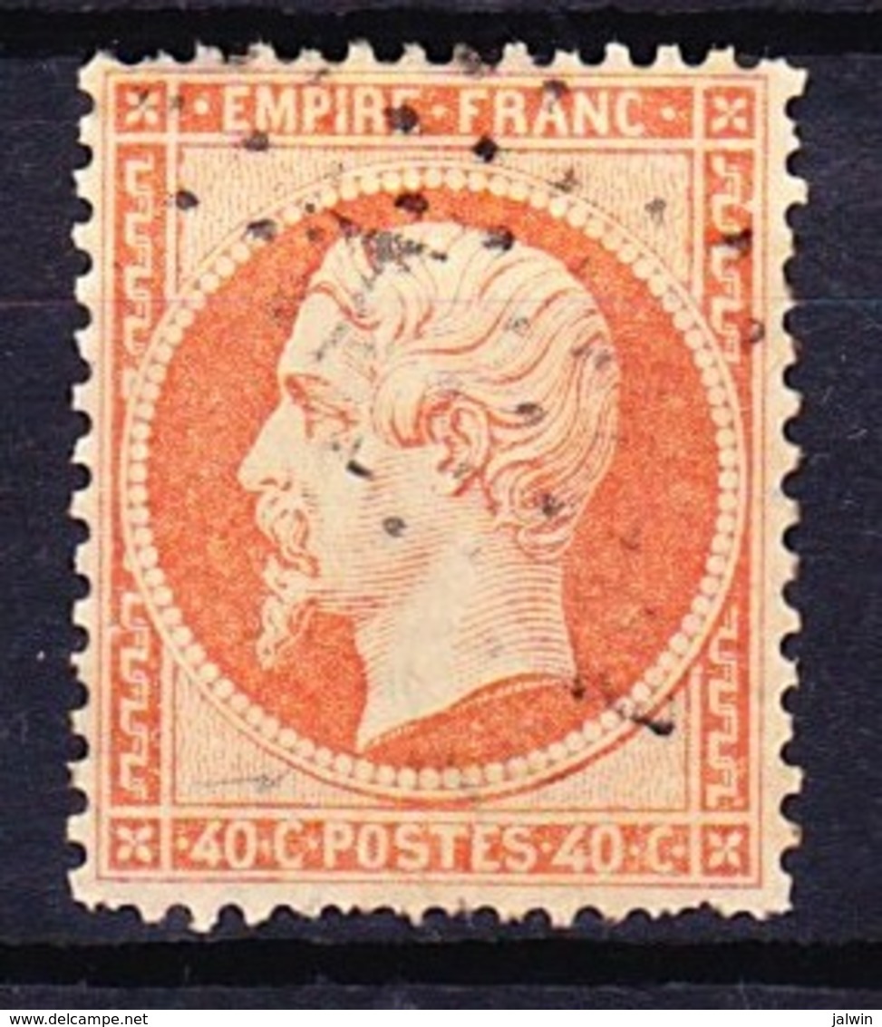 FRANCE NAPOLEON III 1862 YT N° 23 Obl. - 1862 Napoléon III