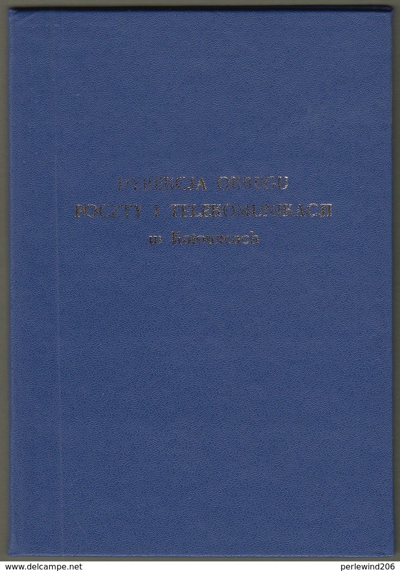 Polen Polska: Minister Book / Minister-Einsteckalbum MEA  Postdirektion Kattowitz 1973-83 Blaues Kunstleder, Rarität ! X - Briefe U. Dokumente