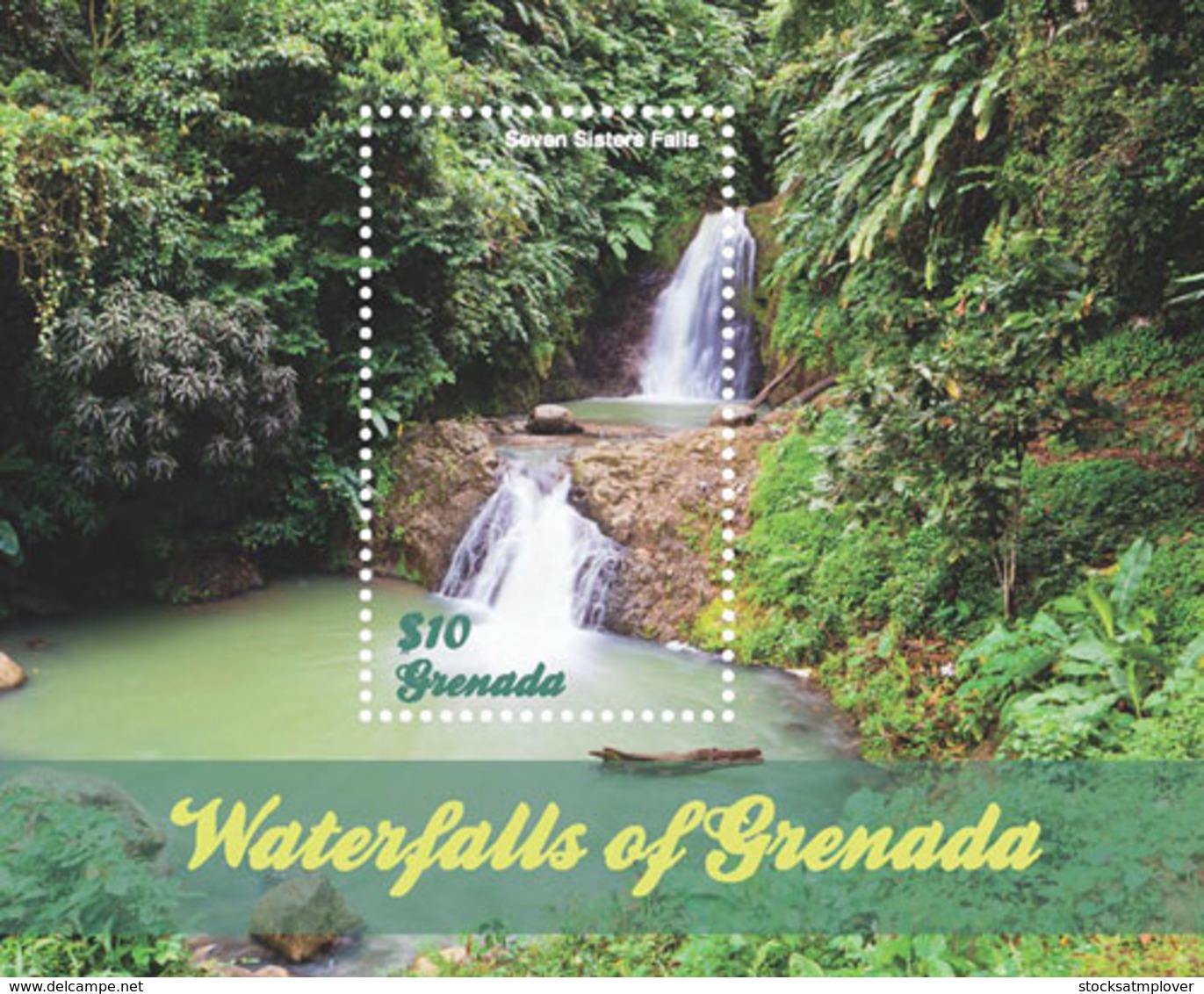 Grenada   2018   Waterfalls Of Grenada   I201901 - Grenada (1974-...)