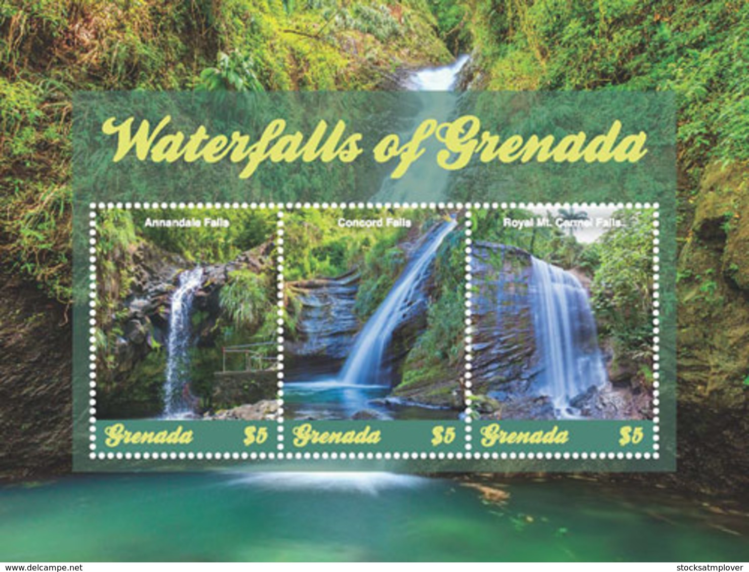 Grenada   2018   Waterfalls Of Grenada   I201901 - Grenada (1974-...)