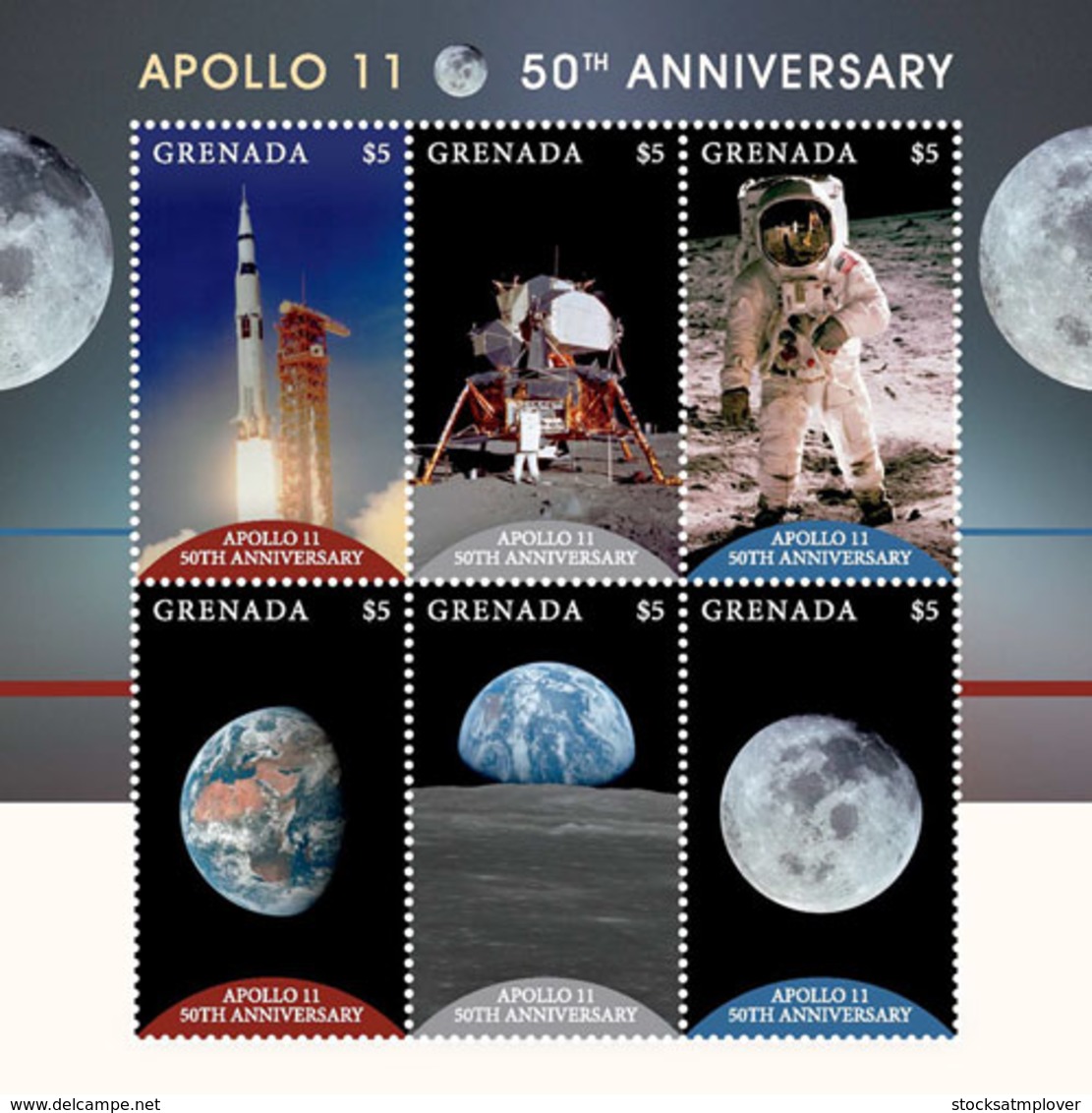 Grenada   2018  APOLLO 11 Space   I201901 - Grenada (1974-...)