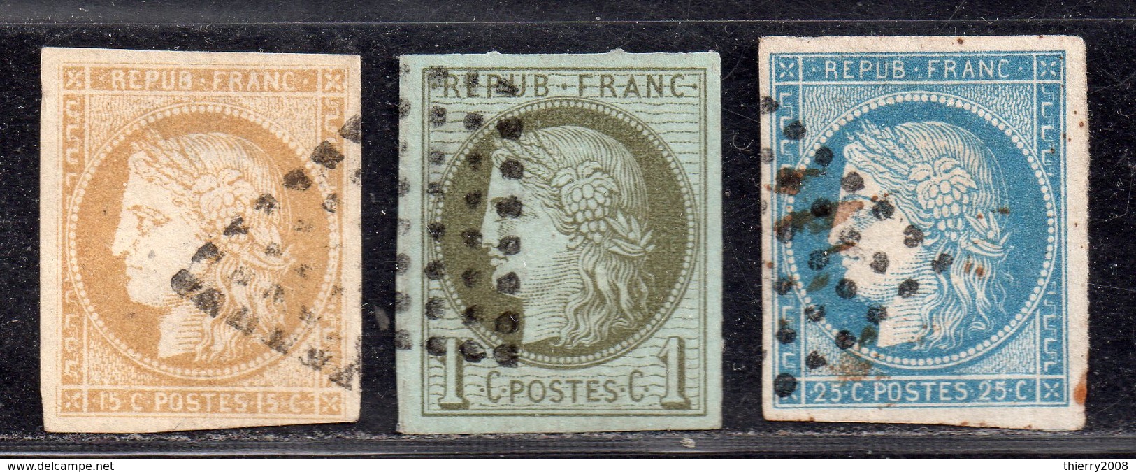 Colonie Française  N° 19/14/23  Avec Oblitération D'Epoque  TB - Ceres