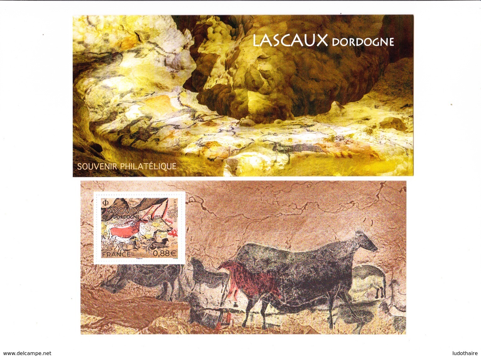 F 2019 / Feuillet Souvenir / Neuf** /  Lascaux Dordogne 0.88 € - Préhistoire