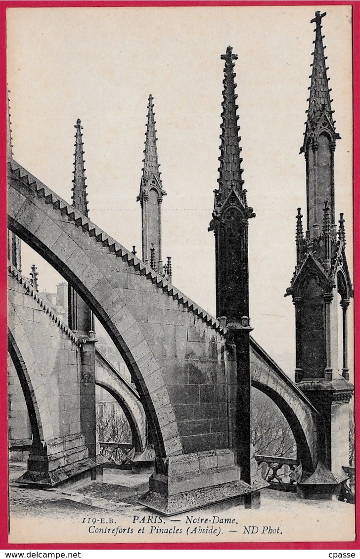 CPA Cathédrale NOTRE-DAME De PARIS Contreforts Et Pinacles (Abside) ** Art Gothique 75 - Notre Dame Von Paris