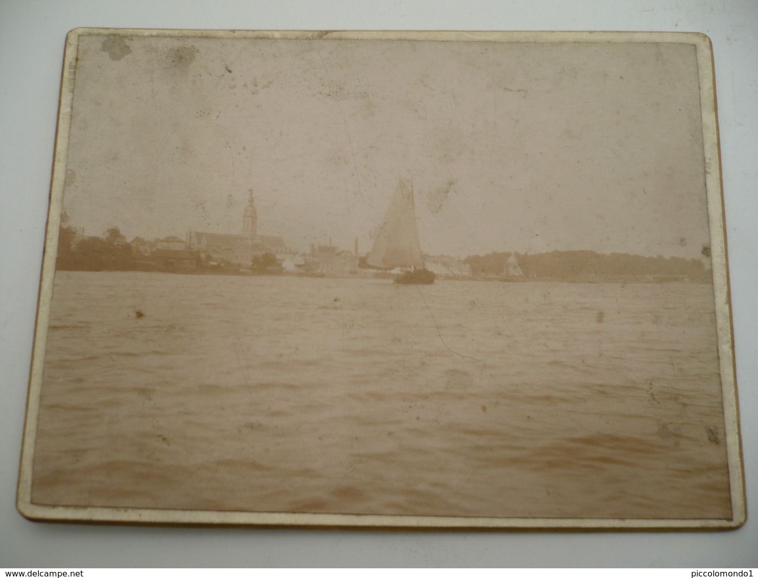 Temse Foto Van Rond 1880 9 Op 12 Cm Harde Versie Blanco Achterzijde - Anciennes (Av. 1900)