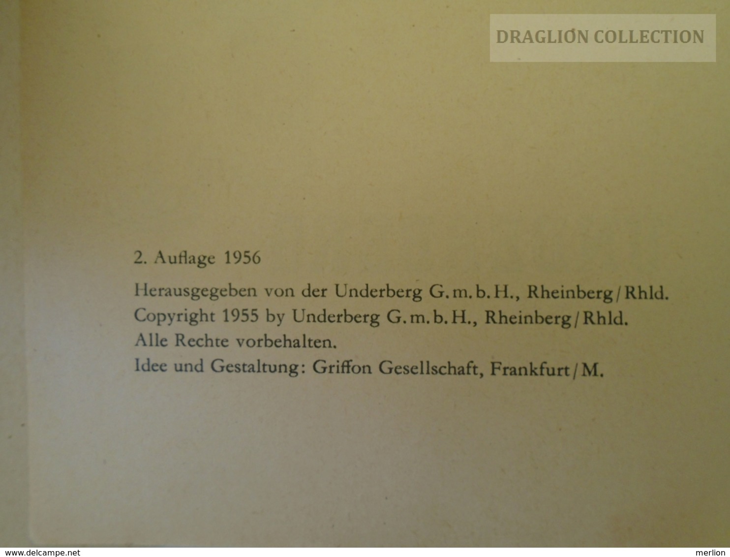 ZA200.1  Underberg Weiß Rat: Ein Nützlicher Helfer Für Die Hausfrau Broschiert –Cook Cookbook  Cuisine 1956 - Comidas & Bebidas